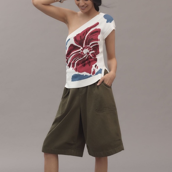 Maeve One-Shoulder Sweater Tank Top - Picture 4 of 4